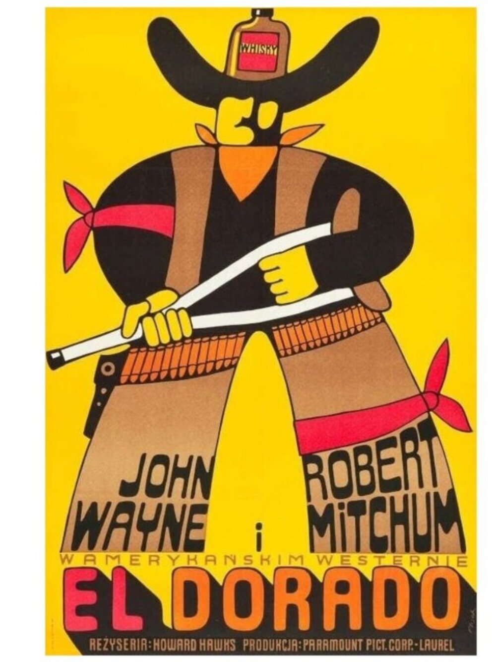 1966 EL DORADO VINTAGE WESTERN MOVIE POSTER
